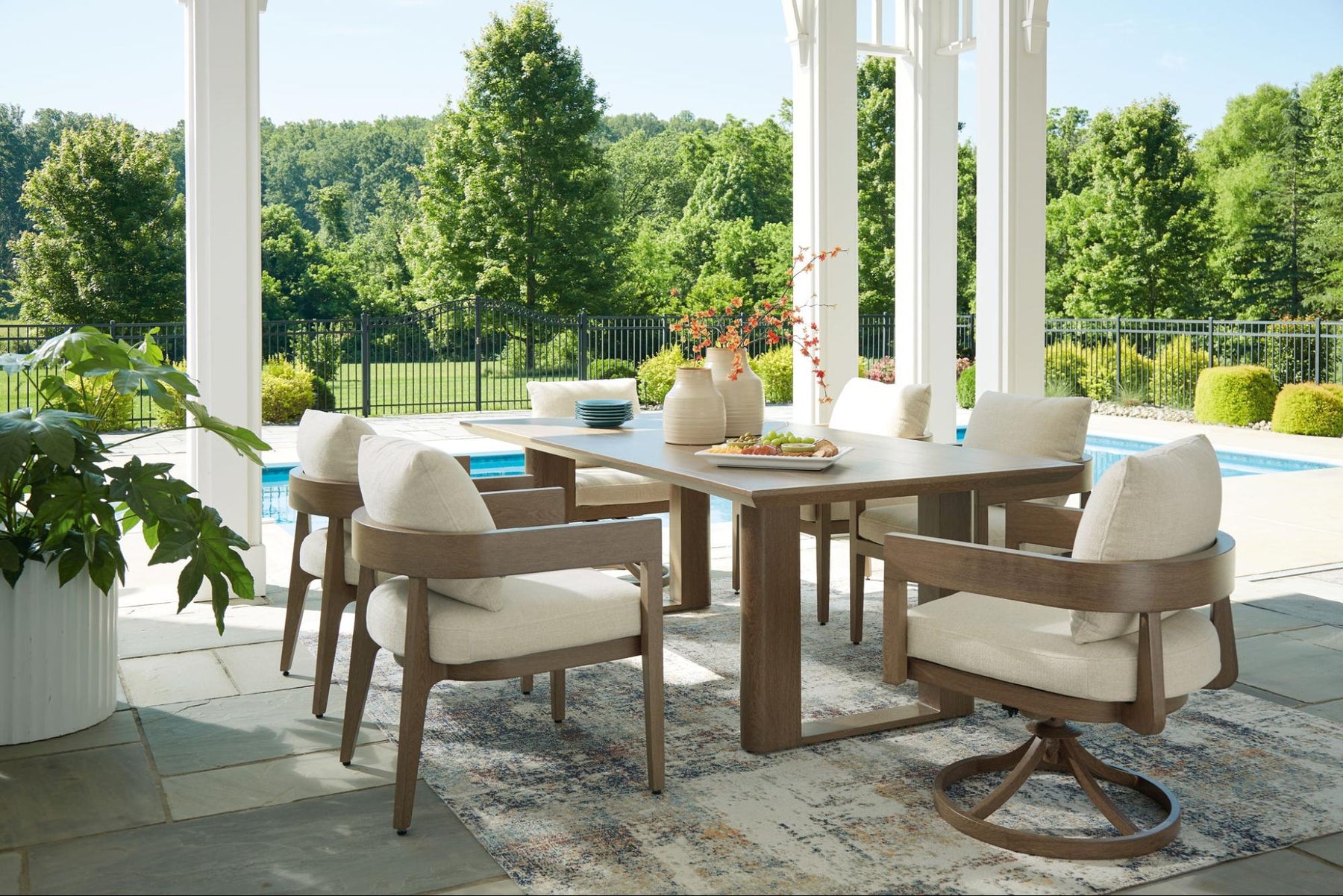 Image of a dining table for home.