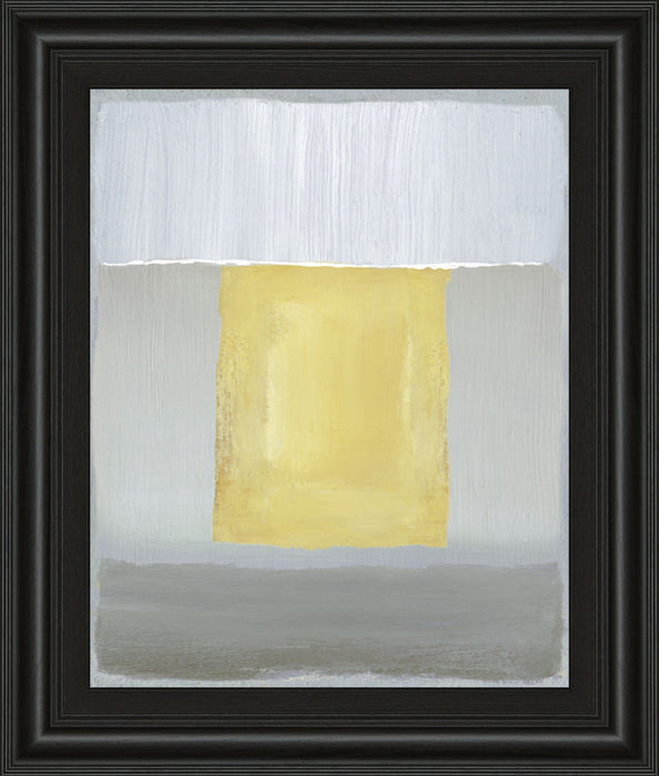 Halflight Il By Caroline Gold - Framed Print Wall Art - Yellow