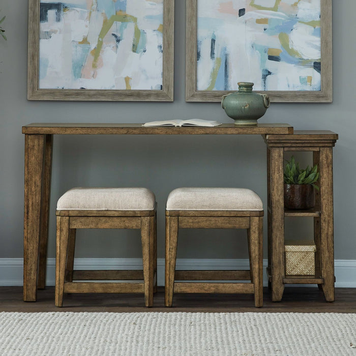 Carolina Park - 3 Piece Console Set - Amber Brown