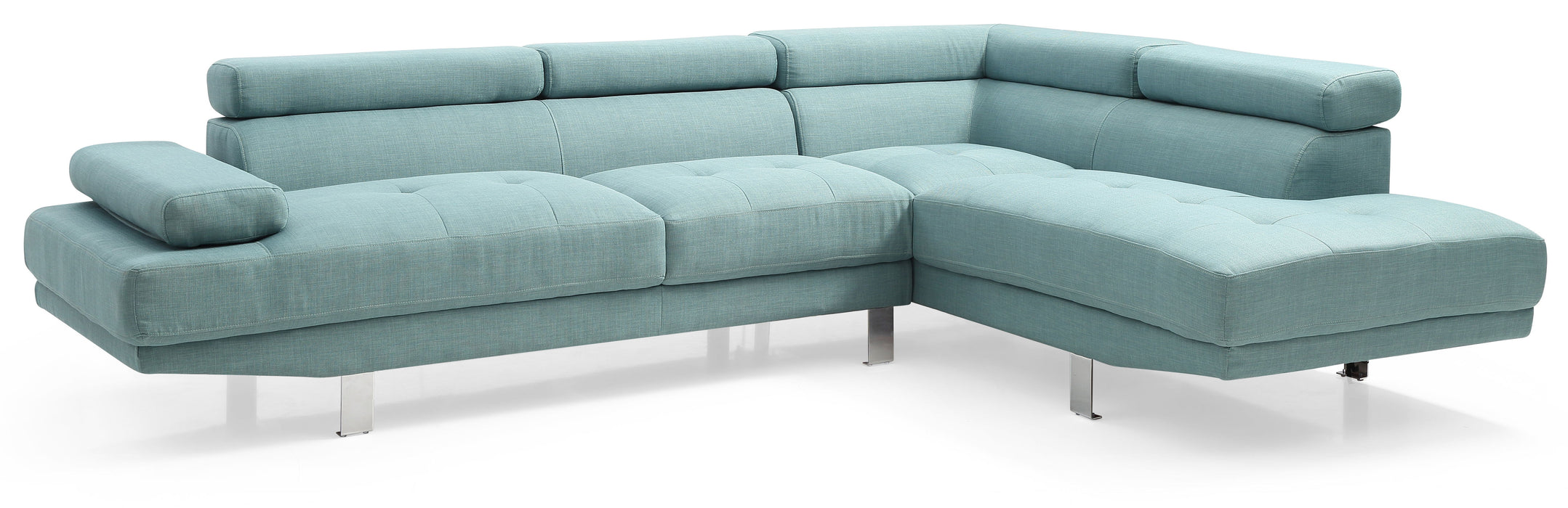 Riveredge - G453-SC Sectional (2 Boxes) - Teal