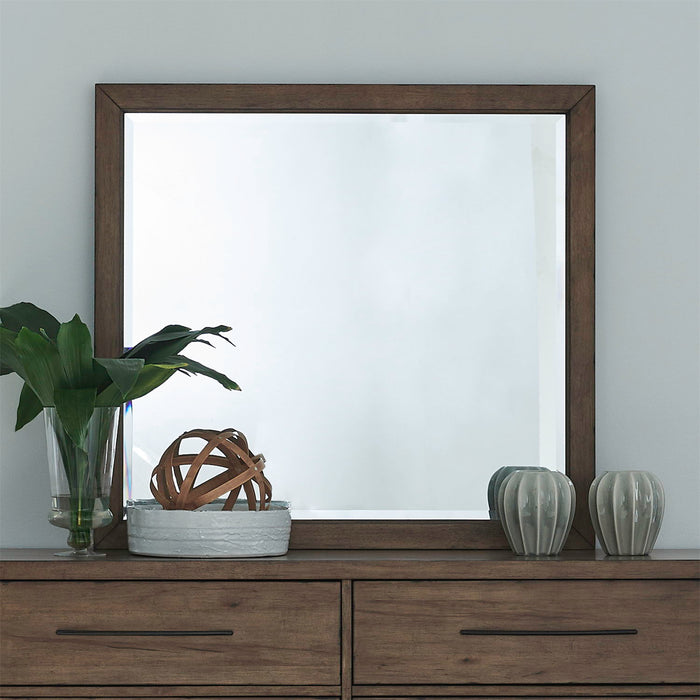 Shaker Lakes - Landscape Mirror - Harvest Brown