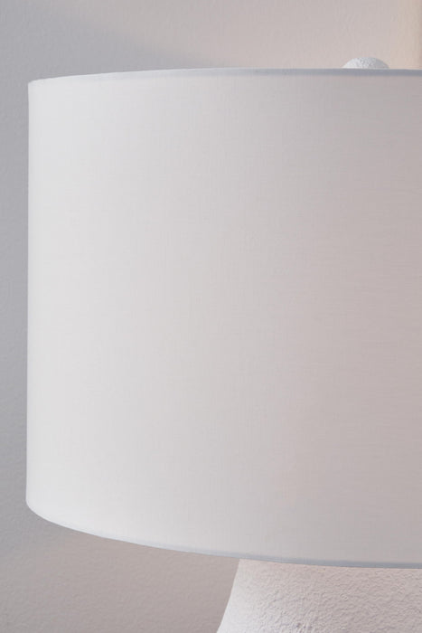 Dashland - Metal Table Lamp - White / Navy