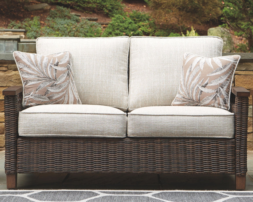 Paradise Trail - 3 Pc. - Lounge Set - Medium Brown
