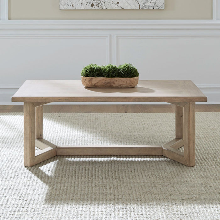 Proximity Place - Rectangular Cocktail Table - Light Brown