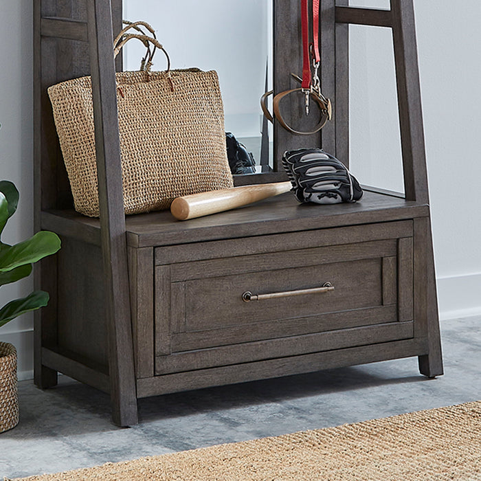 Modern Farmhouse - Hall Tree Base - Dusty Charcoal