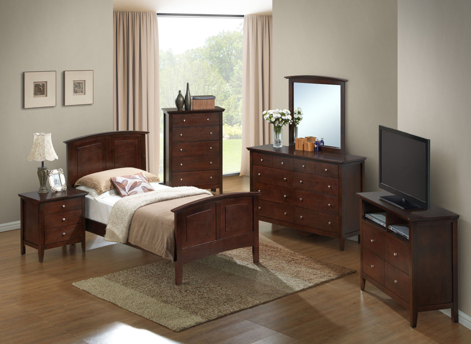 Hammond - G5425A-TB Twin Bed (2 Boxes) - Cappuccino