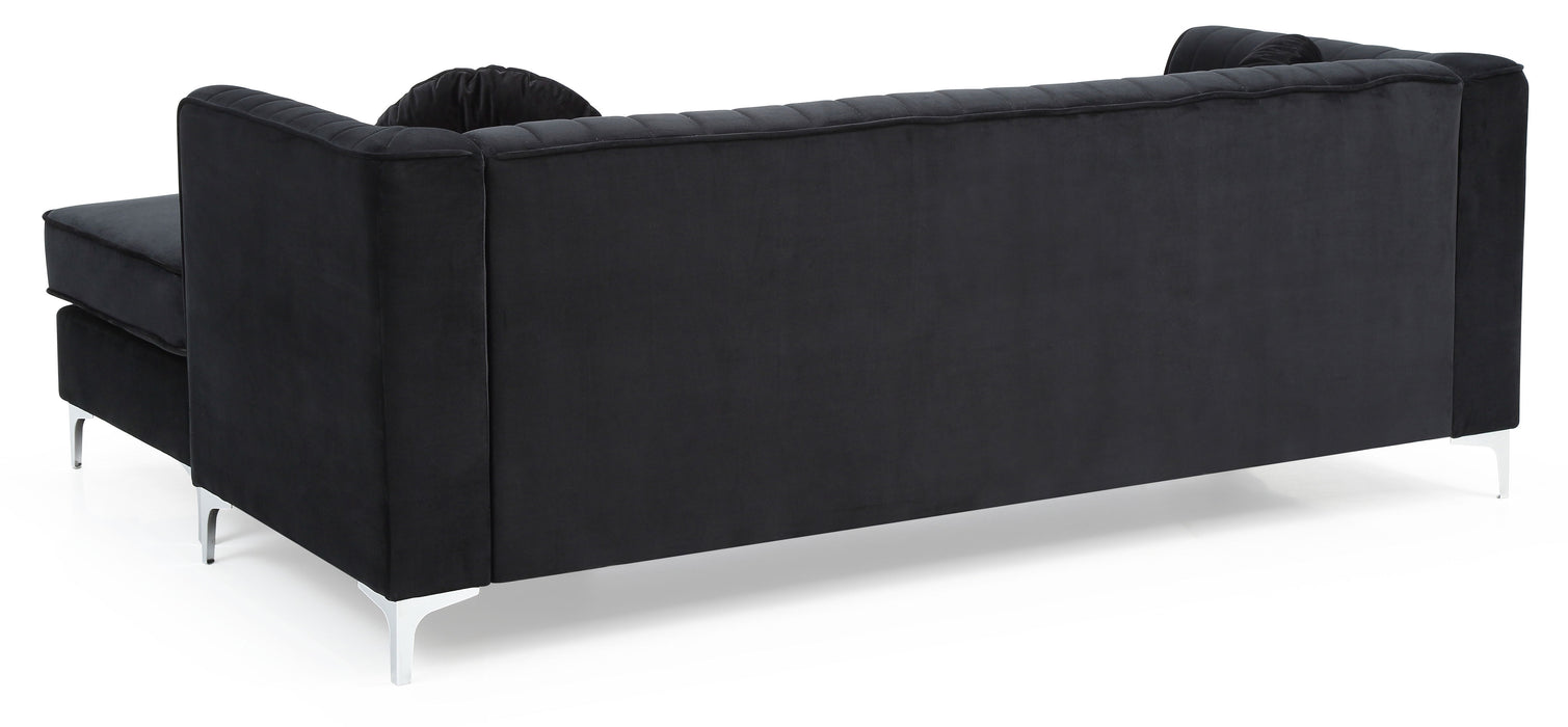 Delray - G793B-SC Sofa Chaise (3 Boxes) - Black