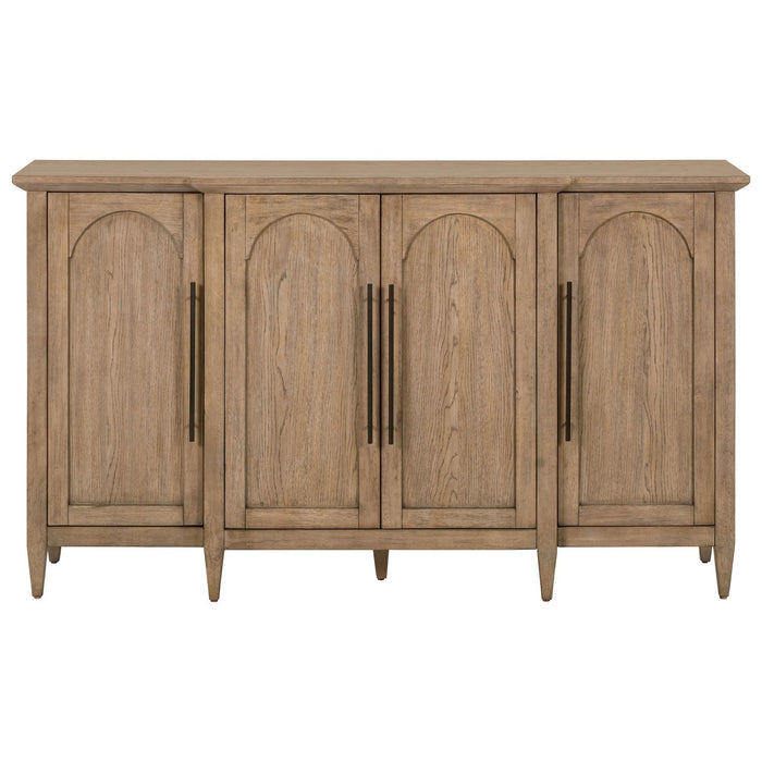 Pavilion - 4 Door Accent Cabinet - Natural