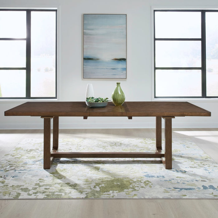 Harmony - Trestle Table - Brownstone