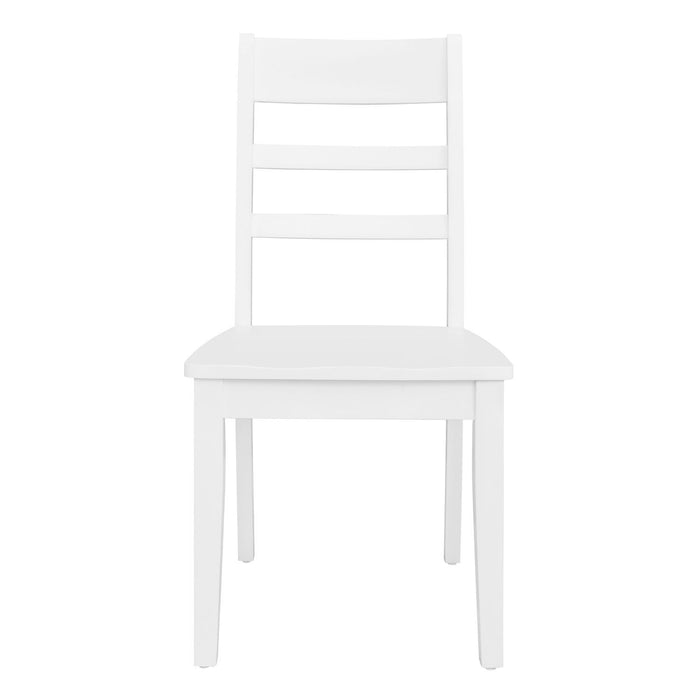 Landale - Ladderback Side Chair - Chestnut & White