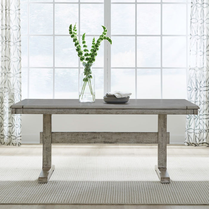 Hallendale - Trestle Table - Gravel Wash