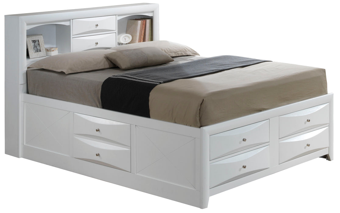 Marilla - G1570G-KSB3 King Storage Bed - White
