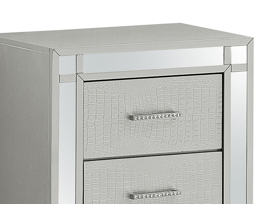 Madison - G6600-N Nightstand - Silver Champagne