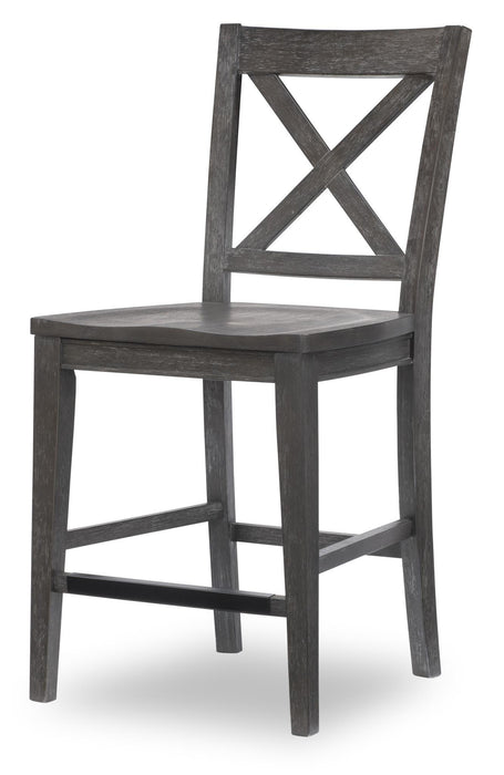 Briarwood - X-Back Counter Height Chair (Set of 2) - Sable