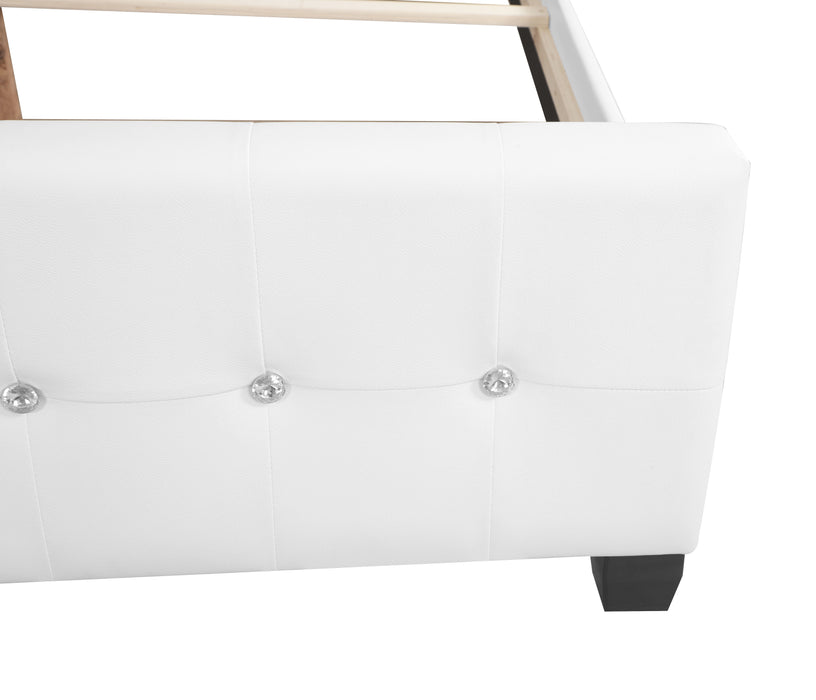 Diamond - G2587-QB-UP Queen Bed - White