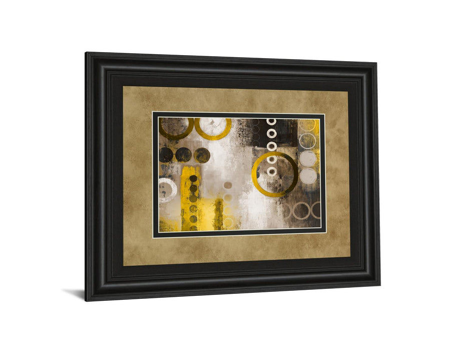 Yellow Liberated By Michael Marcon - Framed Print Wall Art - Gold