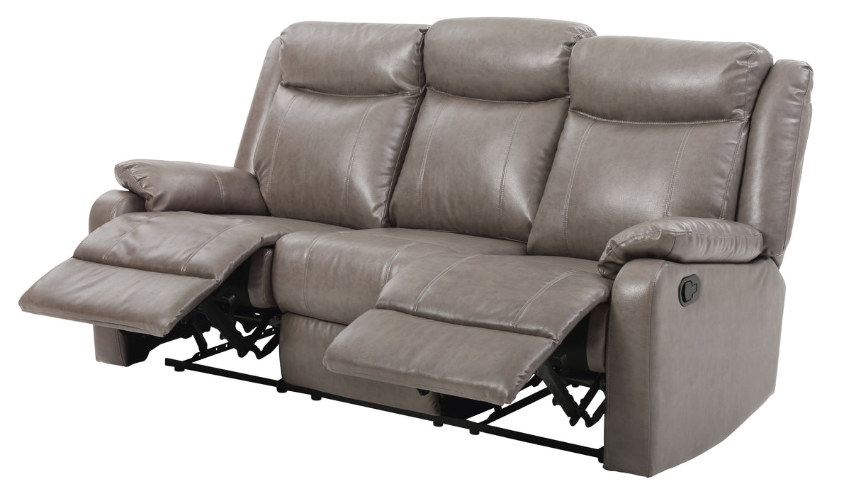 Ward - G763A-RS Double Reclining Sofa - Gray