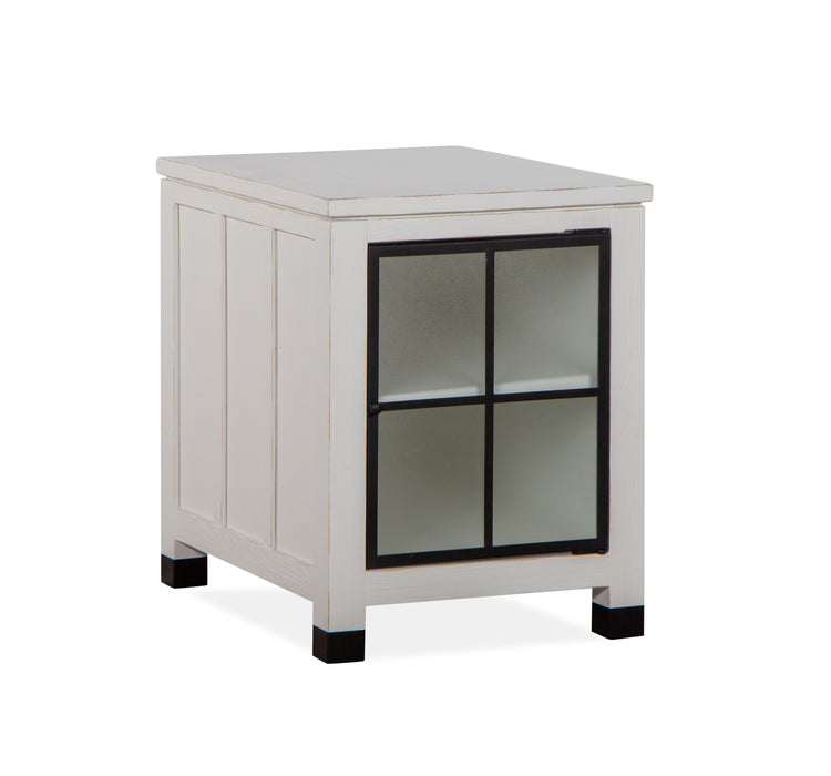 Harper Springs - Chairside End Table - Silo White