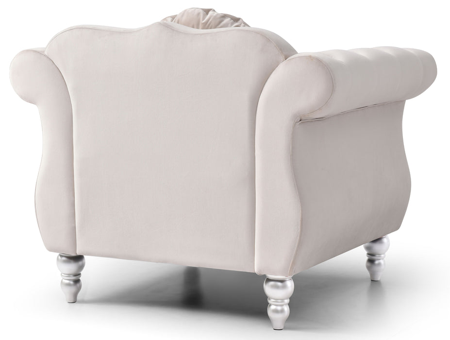 Hollywood - G0667A-C Chair - Ivory