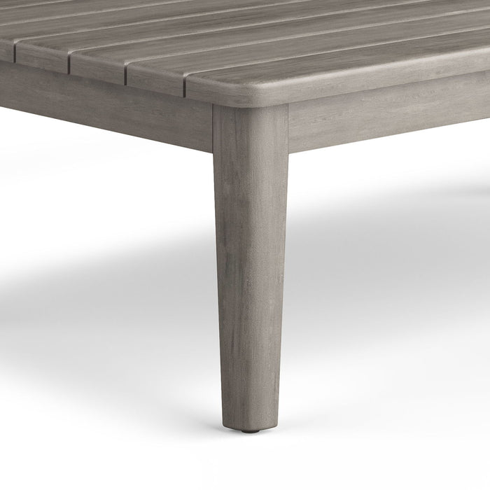Carmel - Outdoor Coffee Table - Distressed Weathered Grey
