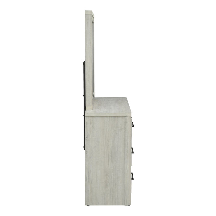Modern Play - Dresser & Mirror - Natural White
