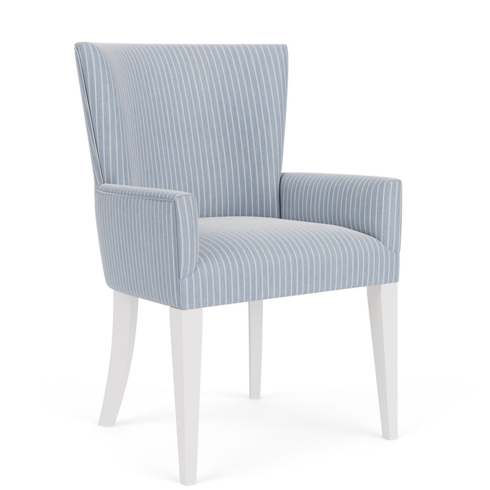 Rosalie - Upholstered Host Chair (Set of 2) - Blue