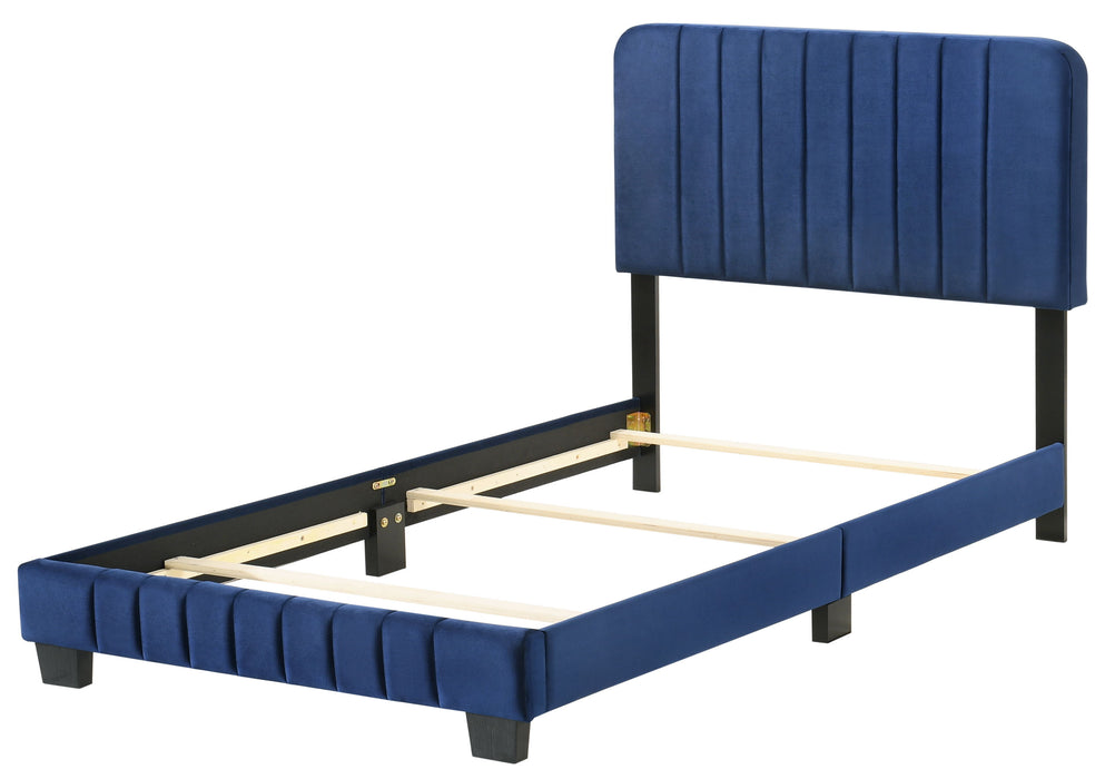 Lodi - G0409-TB-UP Twin Bed - Navy Blue