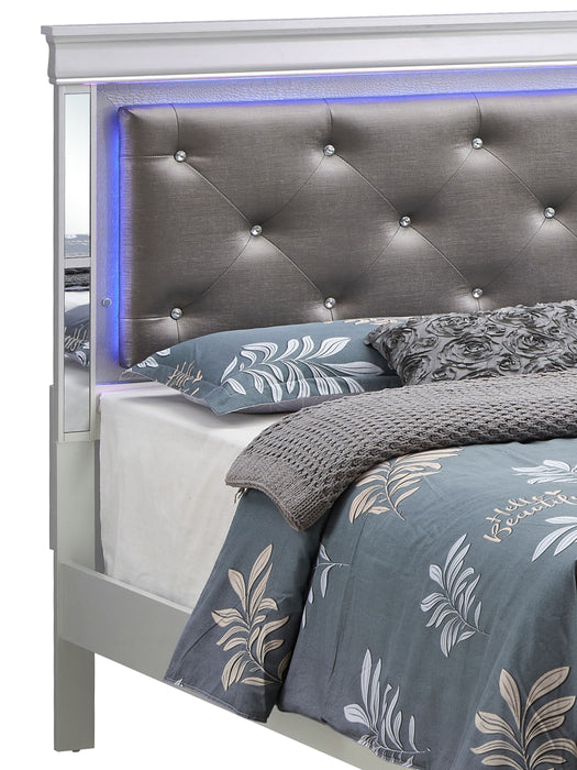 Verona - G6700C-KB3 King Bed - Silver Champagne