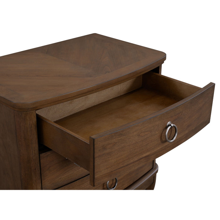 Bellevue - 3-Drawer Nightstand - Whiskey Brown