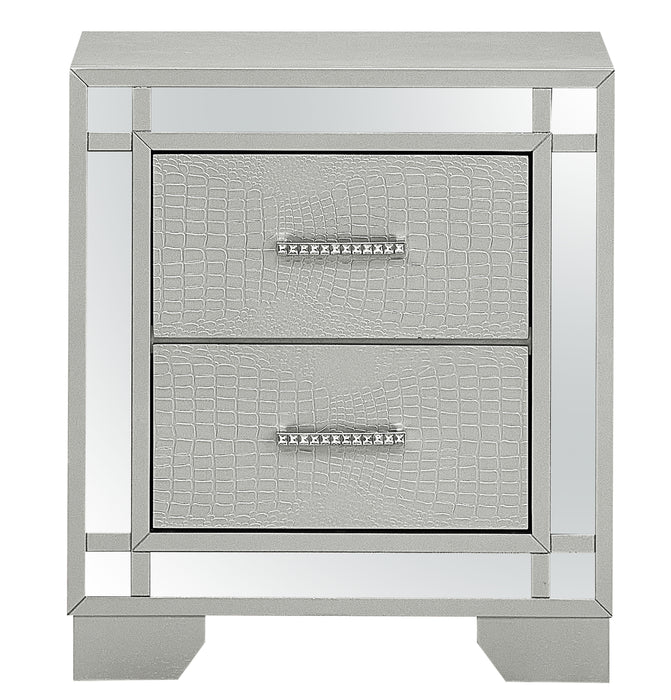 Madison - G6600-N Nightstand - Silver Champagne