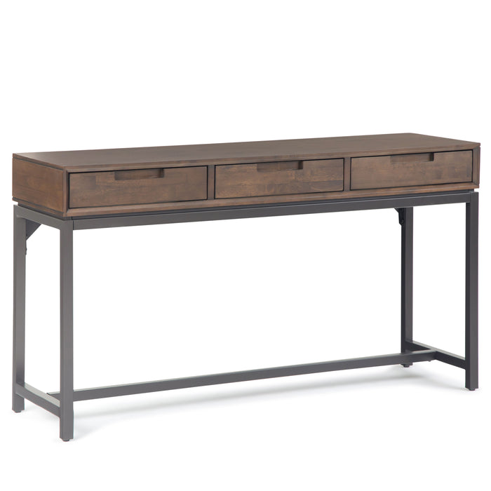 Banting - Mid Century Wide Console Table - Walnut Brown