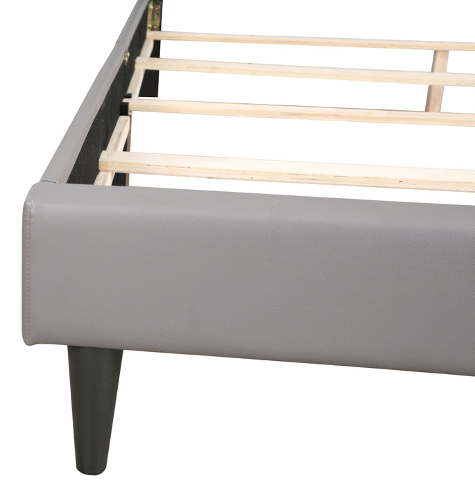 Deb - G1112-KB-UP King Bed (All in One Box) - Gray