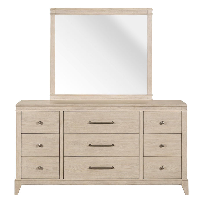 New Haven - Dresser & Mirror - Sanctuary White