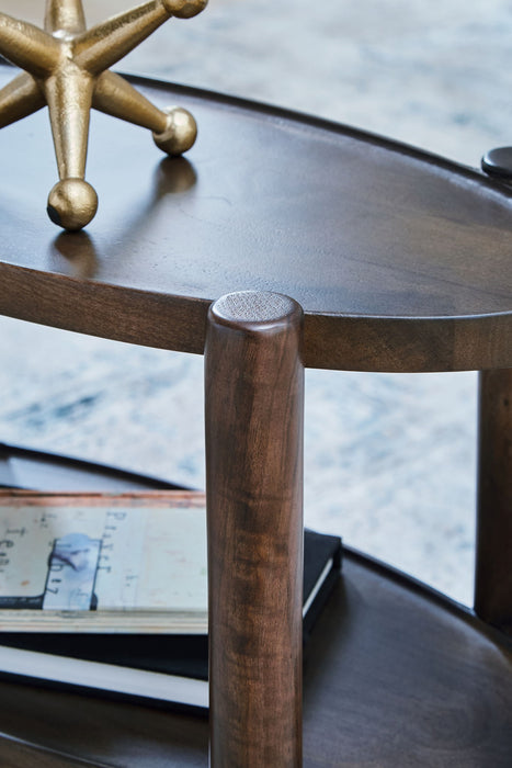 Wiattbury - Accent Table - Gray Brown