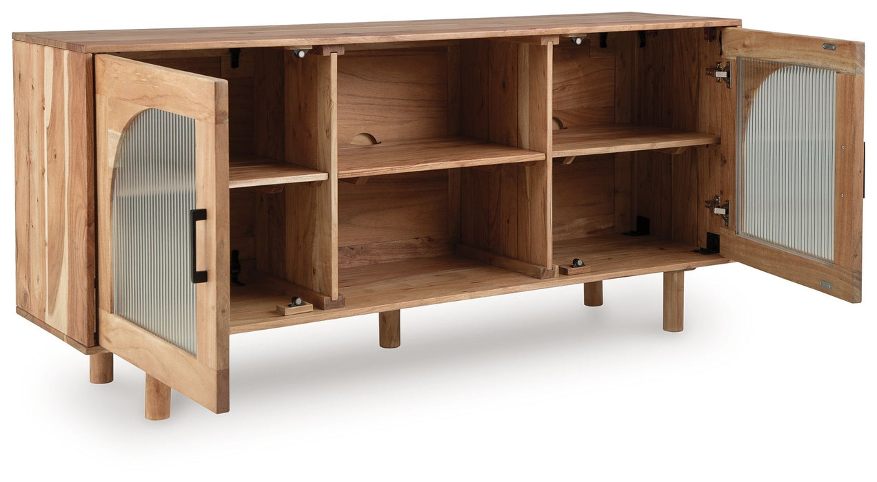 Adway - Accent Cabinet - Natural Brown