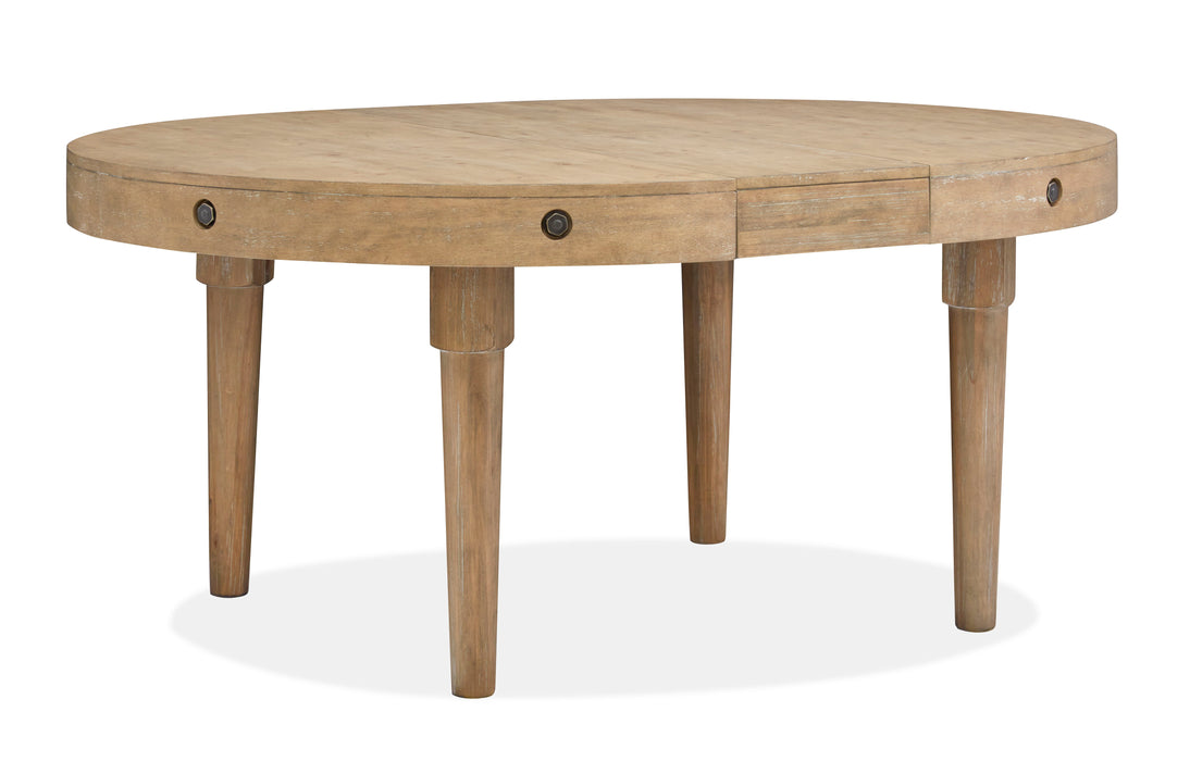 Lynnfield - Round Dining Table - Weathered Fawn