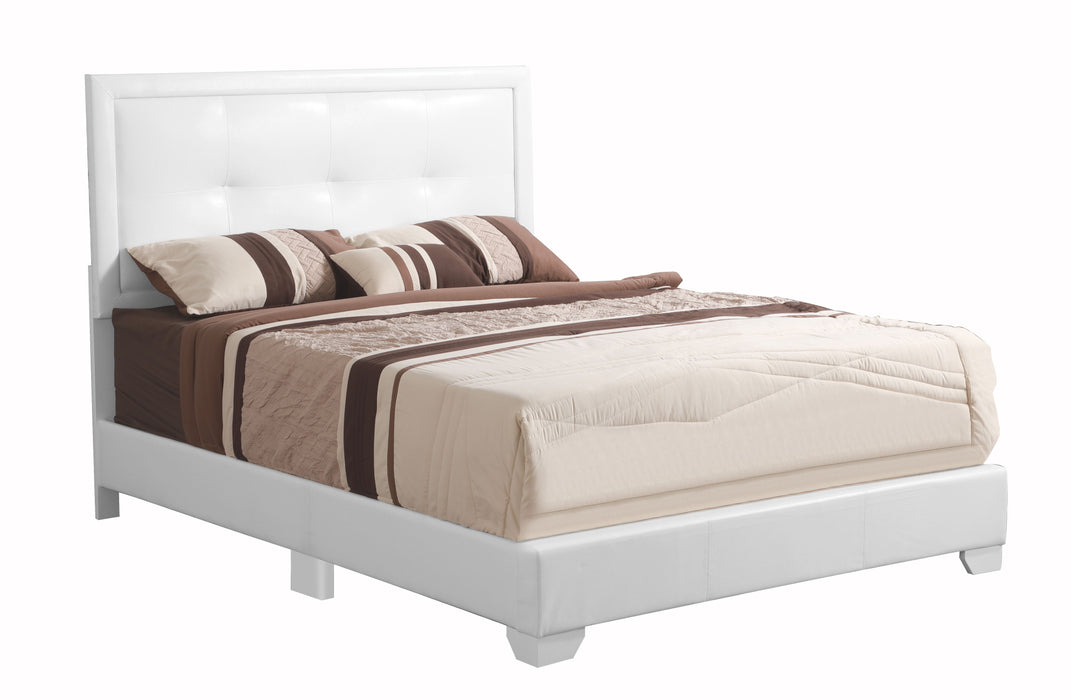 Panello - G2594-QB-UP Queen Bed - White