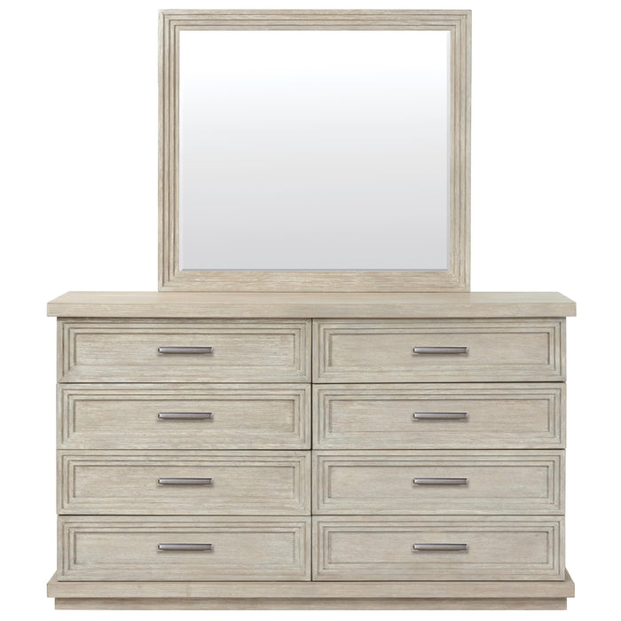 Cascade - Eight Drawer Dresser - Gray