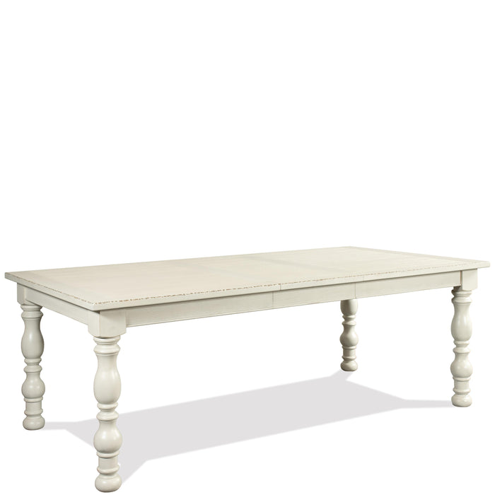 Aberdeen - Rectangle Dining Table - Weathered Worn White