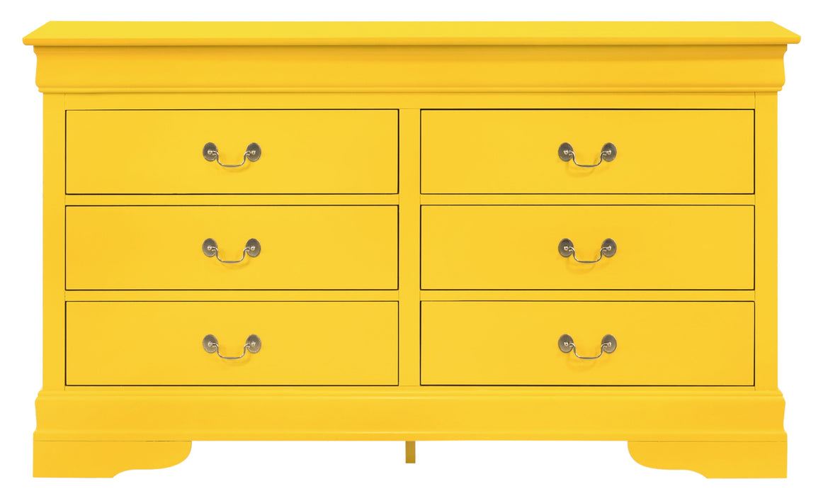 Louis Phillipe - G02102-D Dresser - Yellow