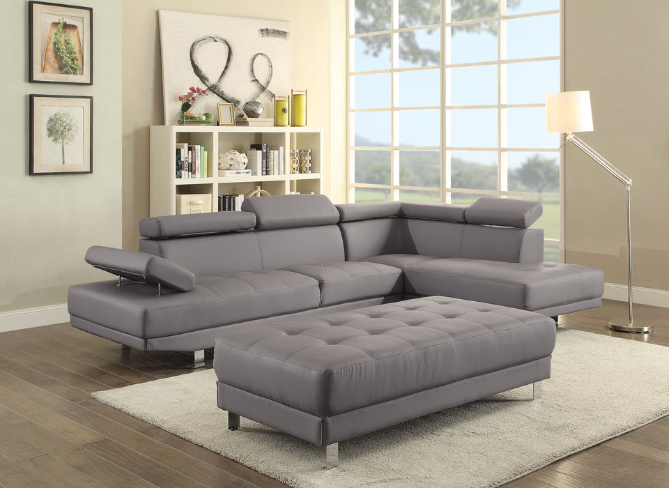 Riveredge - G452-SC Sectional (2 Boxes) - Gray