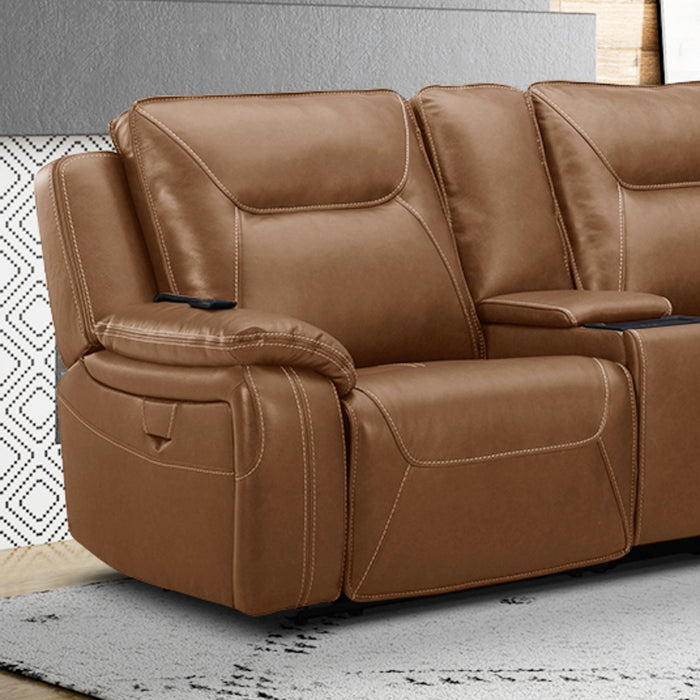 Callihan - L Arm Recliner P3 & ZW - York Butternut