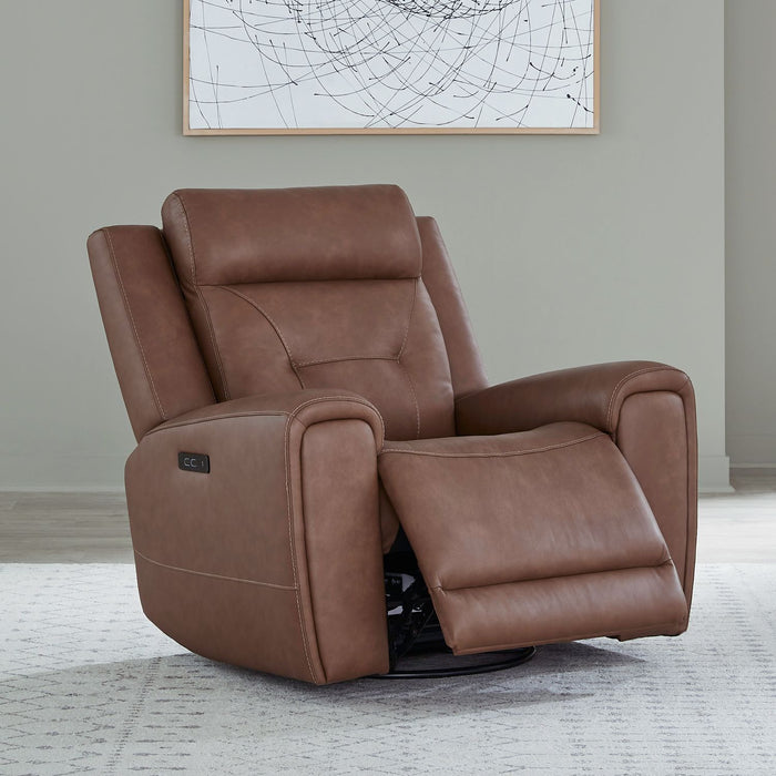 Beckham - Swivel Glider Recliner P2 - Aline Saddle