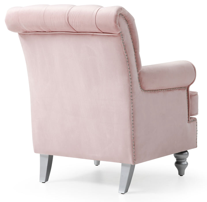 Anna - G0812-C Accent Arm Chair - Pink