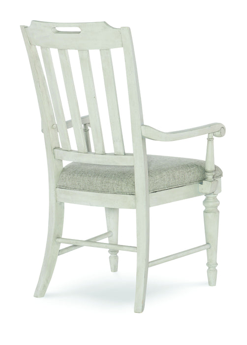 Brookhaven - Slat Back Arm Chair (Set of 2) - Beige