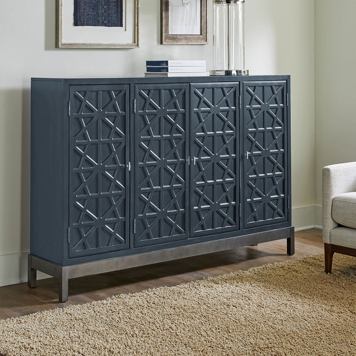 Braxton - Accent Cabinet - Azure Blue