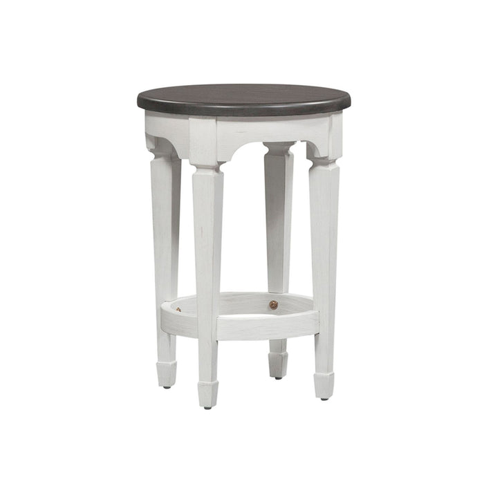 Allyson Park - 4 Piece Dining Room Set - Wirebrushed White / Charcoal