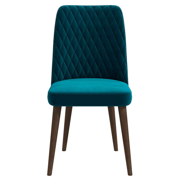 Katie - Mid-Century Modern Velvet Dining Chair (Set of 2)