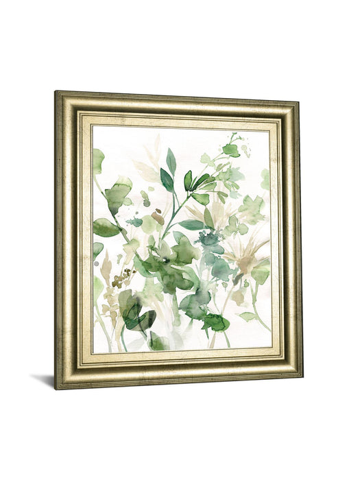 Sage Garden I By Carol Robinson - Framed Print Wall Art - Green