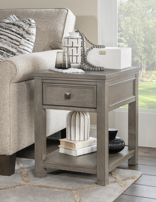 Lena - Chairside Table - Mink
